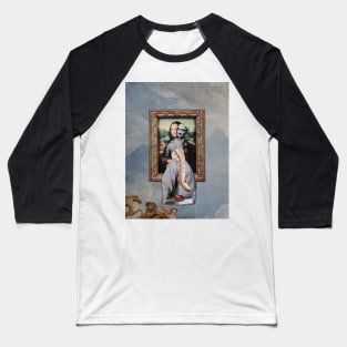 Dali feat. the Mona Lisa Baseball T-Shirt